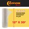 12" x 30' Frisket Masking Film Roll - Self-Adhesive Semi-Transparent Medium-Tack for Artists, Airbrush Graphics, Automotive Painting, Stencil Making, Design Transfer